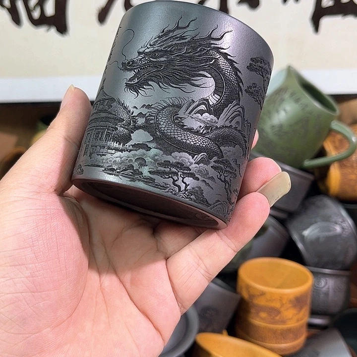 茶杯紫砂全手工紫砂主人杯