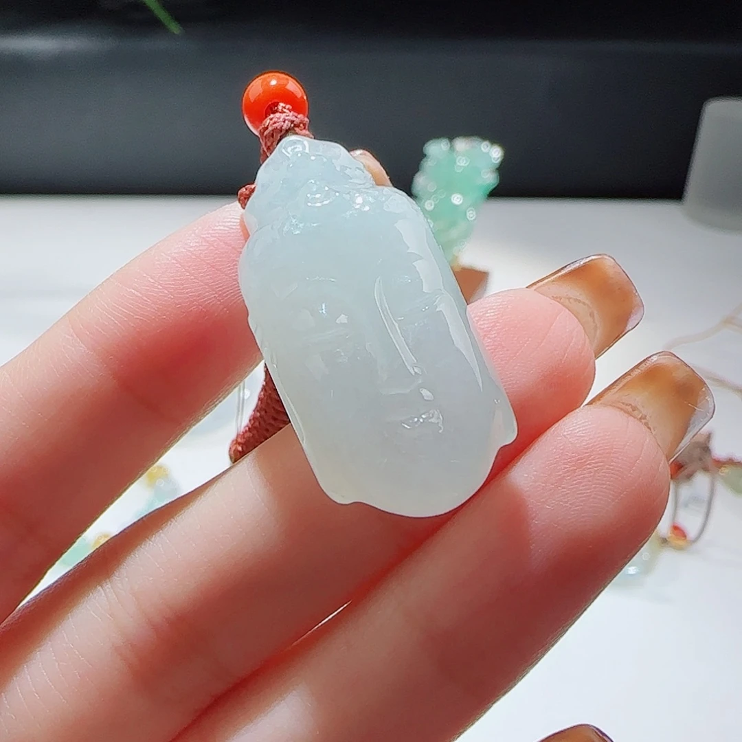 翡翠未镶嵌耳饰鑫