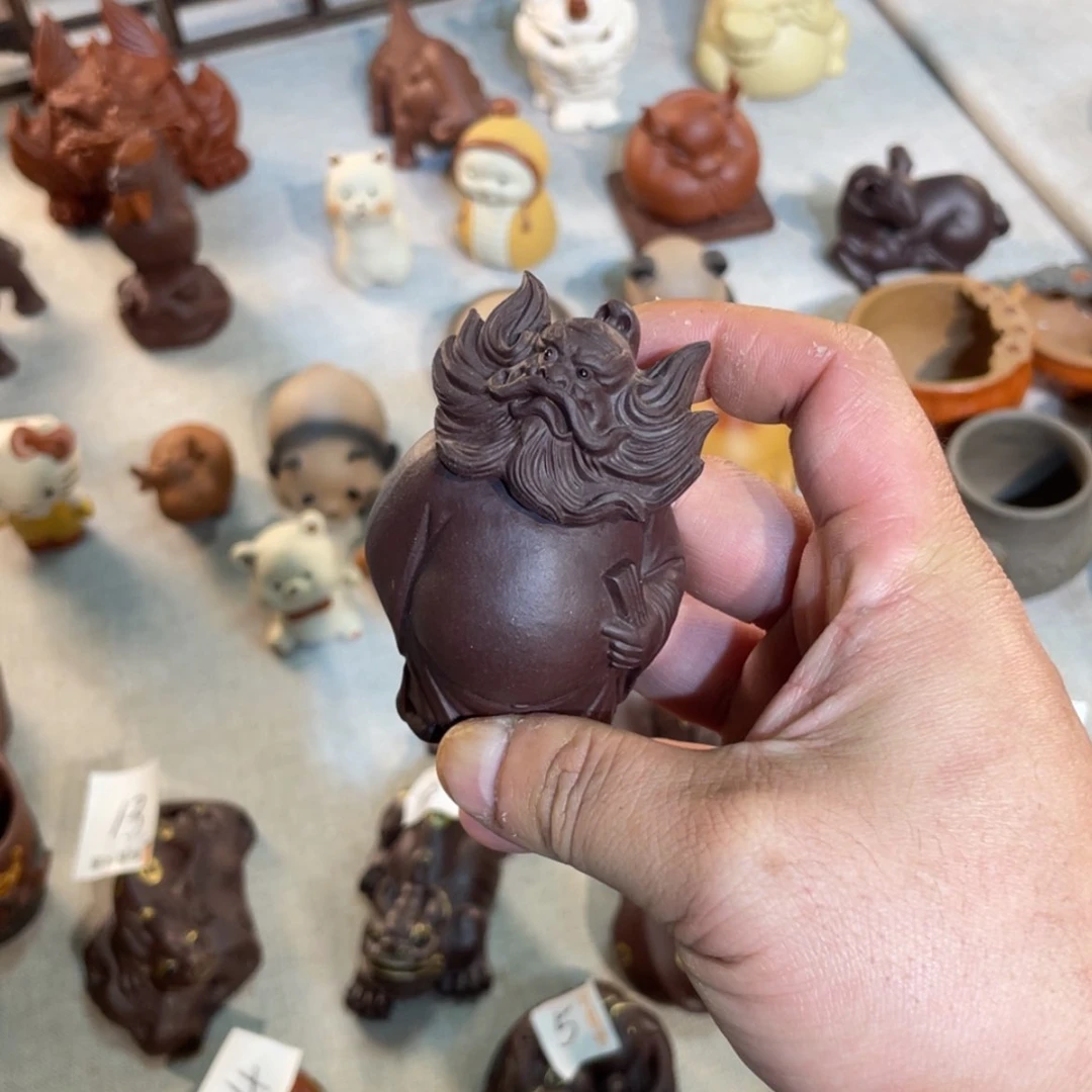 【闪购商品】紫砂茶宠9****紫泥钟馗