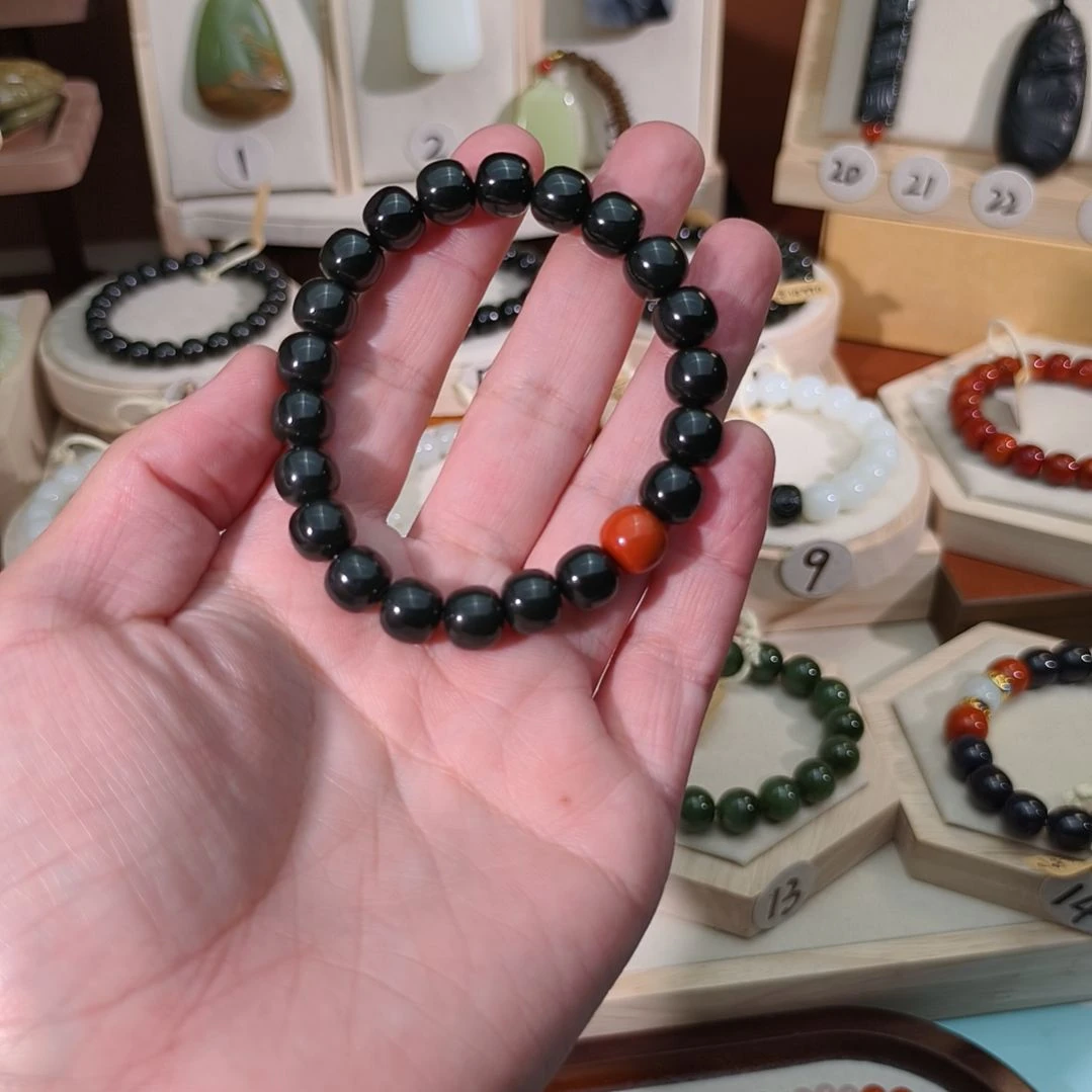 和田玉未镶嵌手链