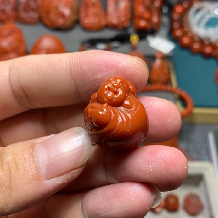 吊坠(不含链)未镶嵌南红玛瑙