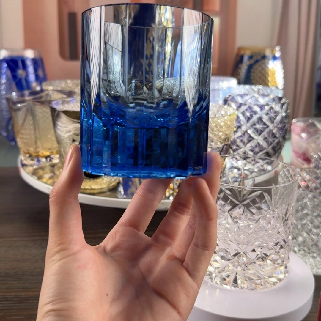 宽口款水晶玻璃星芒