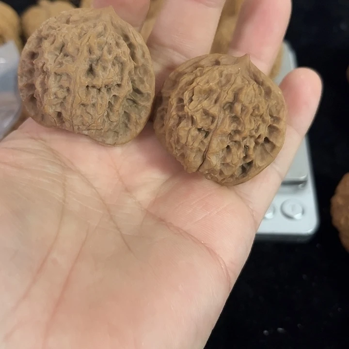 把件文玩核桃39左右蟠龙纹，编号007