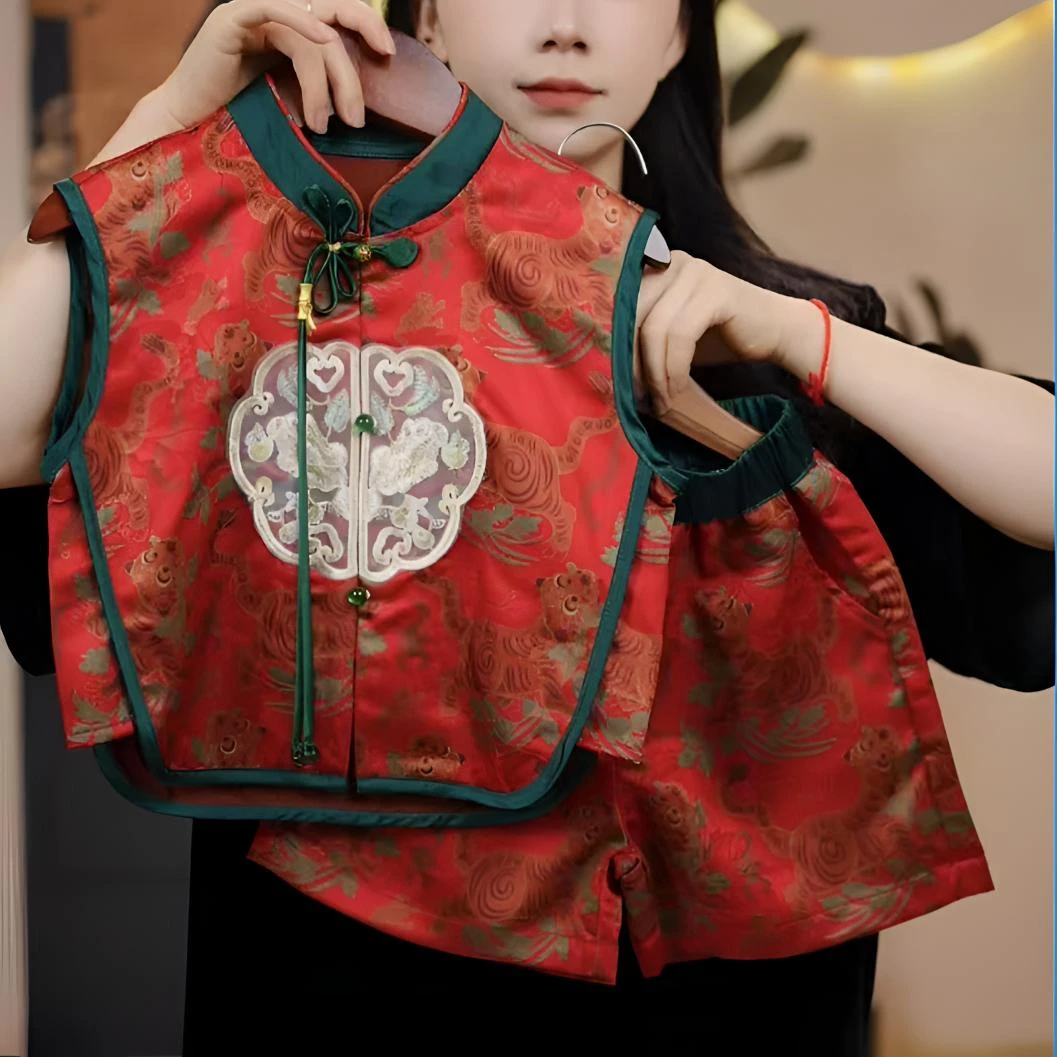 男童汉服夏季周岁礼服男宝儿童夏装新中式套装薄国风幼儿园演出服