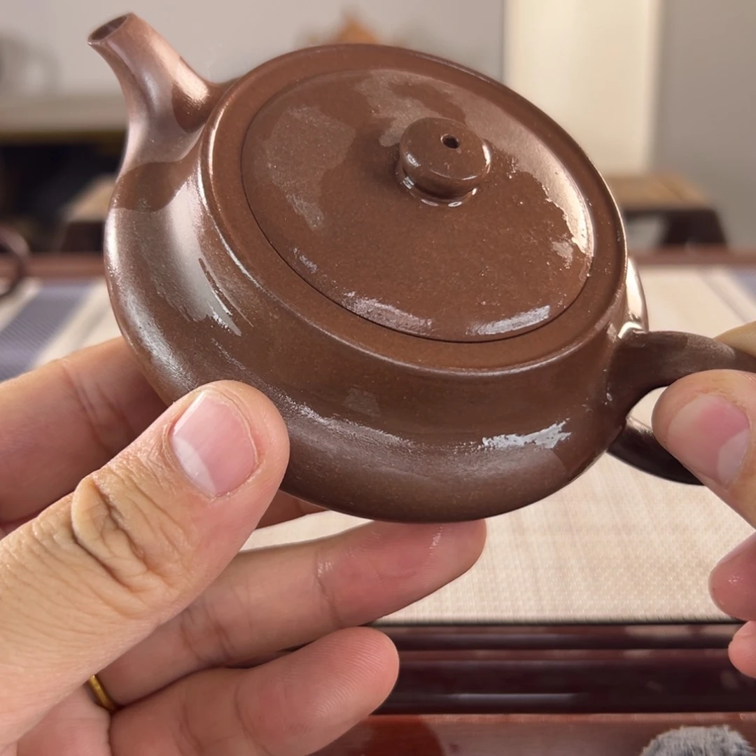 紫砂原矿紫砂 微瑕茶壶