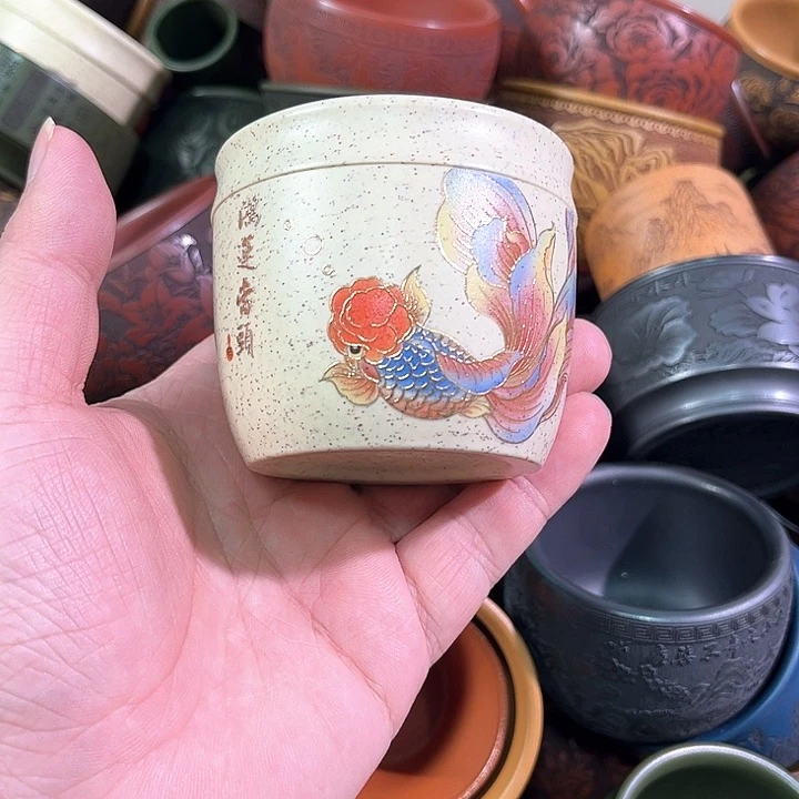 茶杯紫砂全手工紫砂主人杯