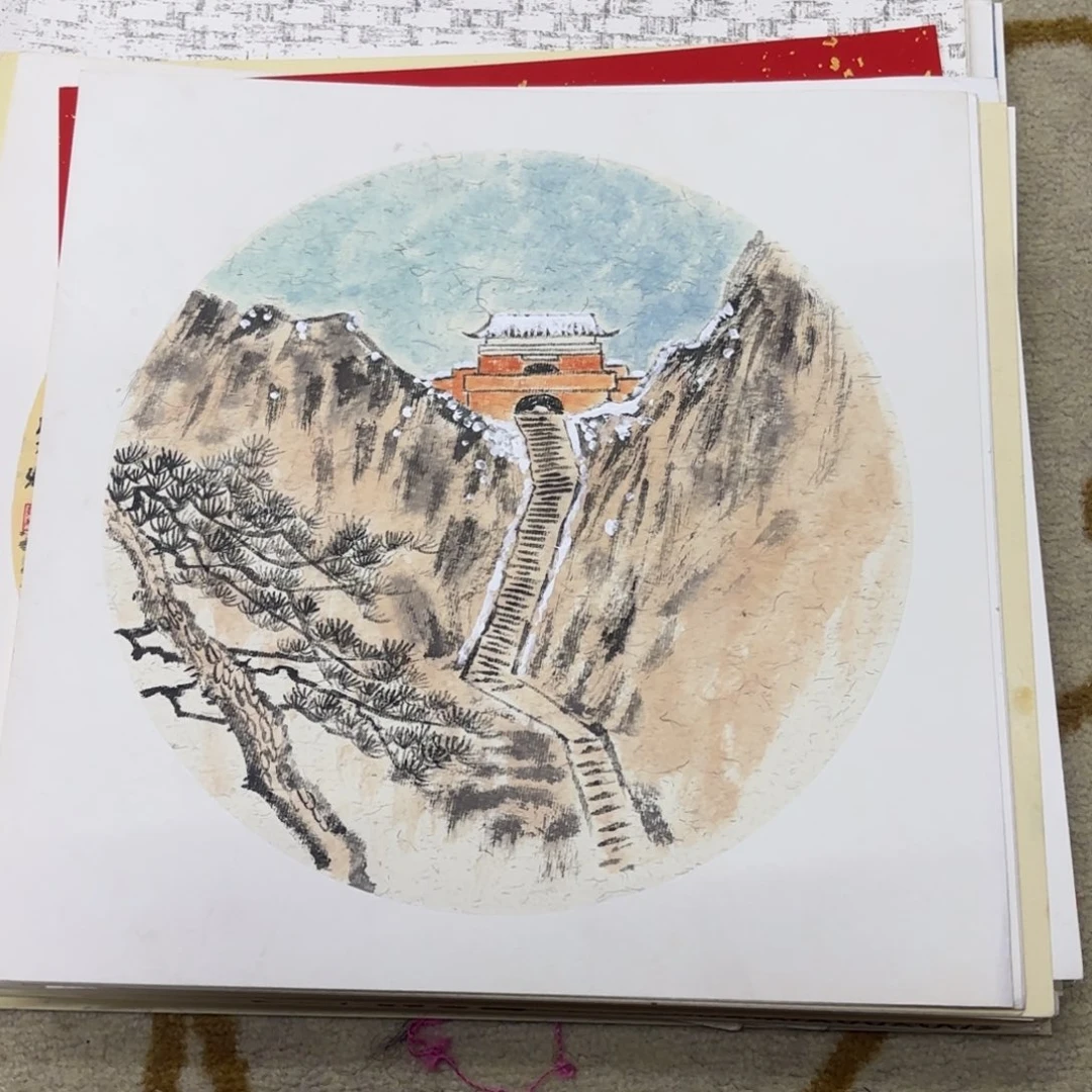 国画33-33卡纸作品艺