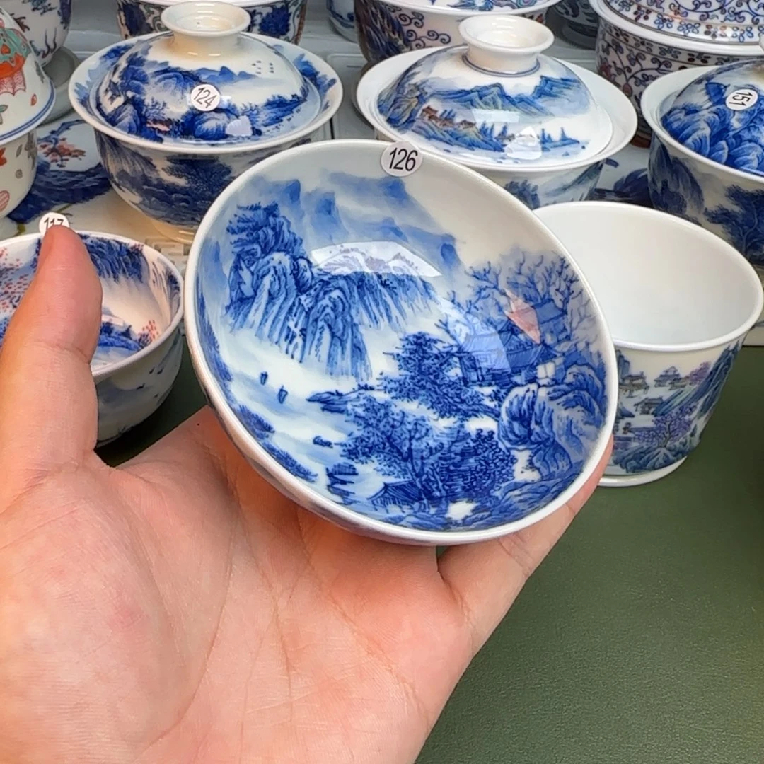 彦祖纯手工手绘茶具126