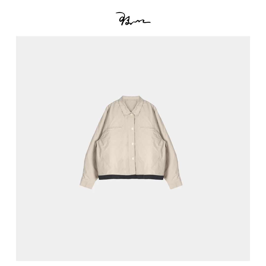 【纸雀】陆一口定制宽松休闲夹克翻领外套