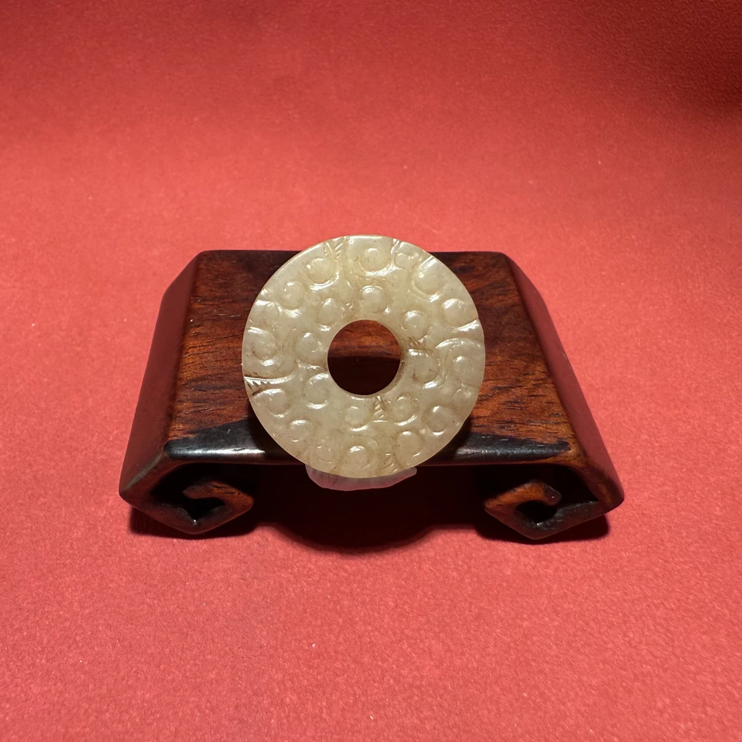 清早期龙纹小玉壁-HBG13173（福利品）