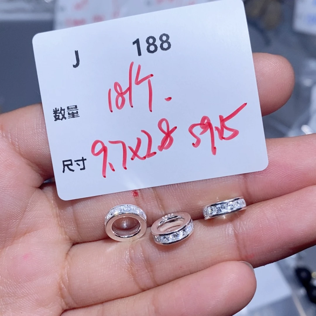 银S925镶嵌颈饰水晶J188