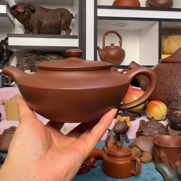文***人茶壶紫砂宜兴紫砂工艺美术
