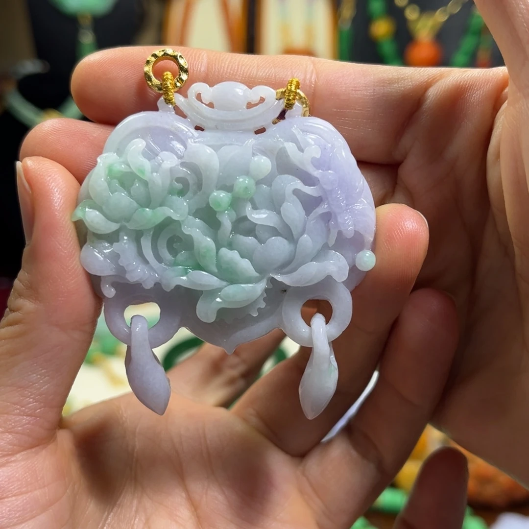 翡翠未镶嵌颈饰天然翡翠