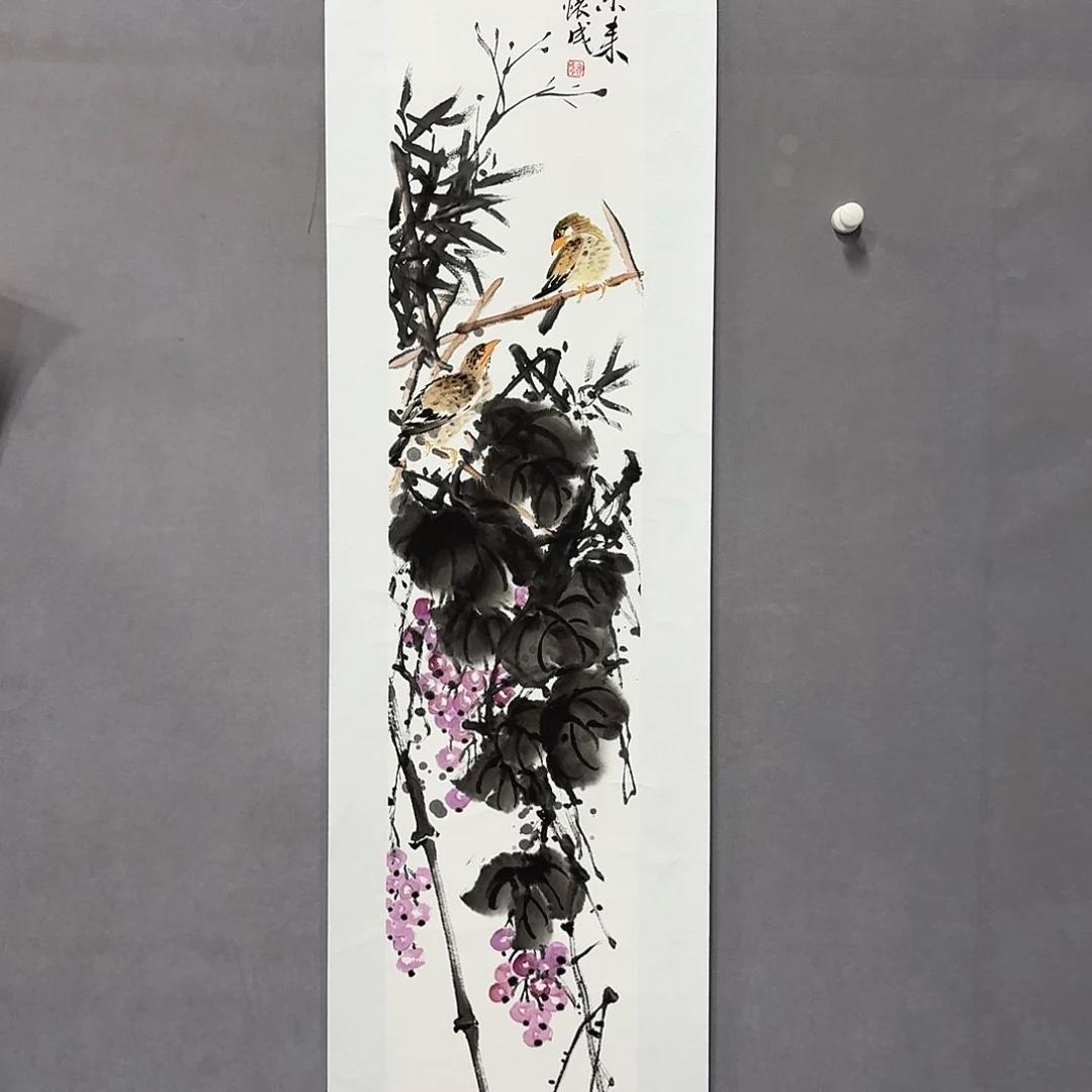 国画亲笔手绘放心去藏