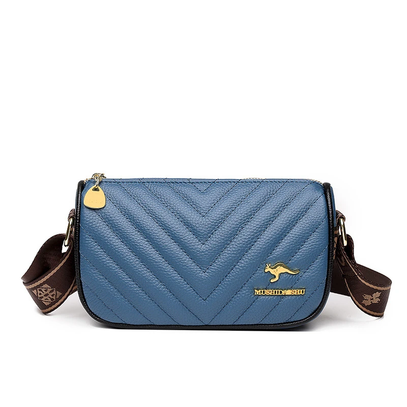 【头层牛皮】真皮女包单肩斜挎包30308