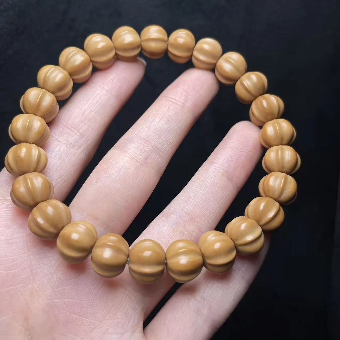 【刘云天专属L0407 猴头亮面鲨鱼贝手串 10mm左右