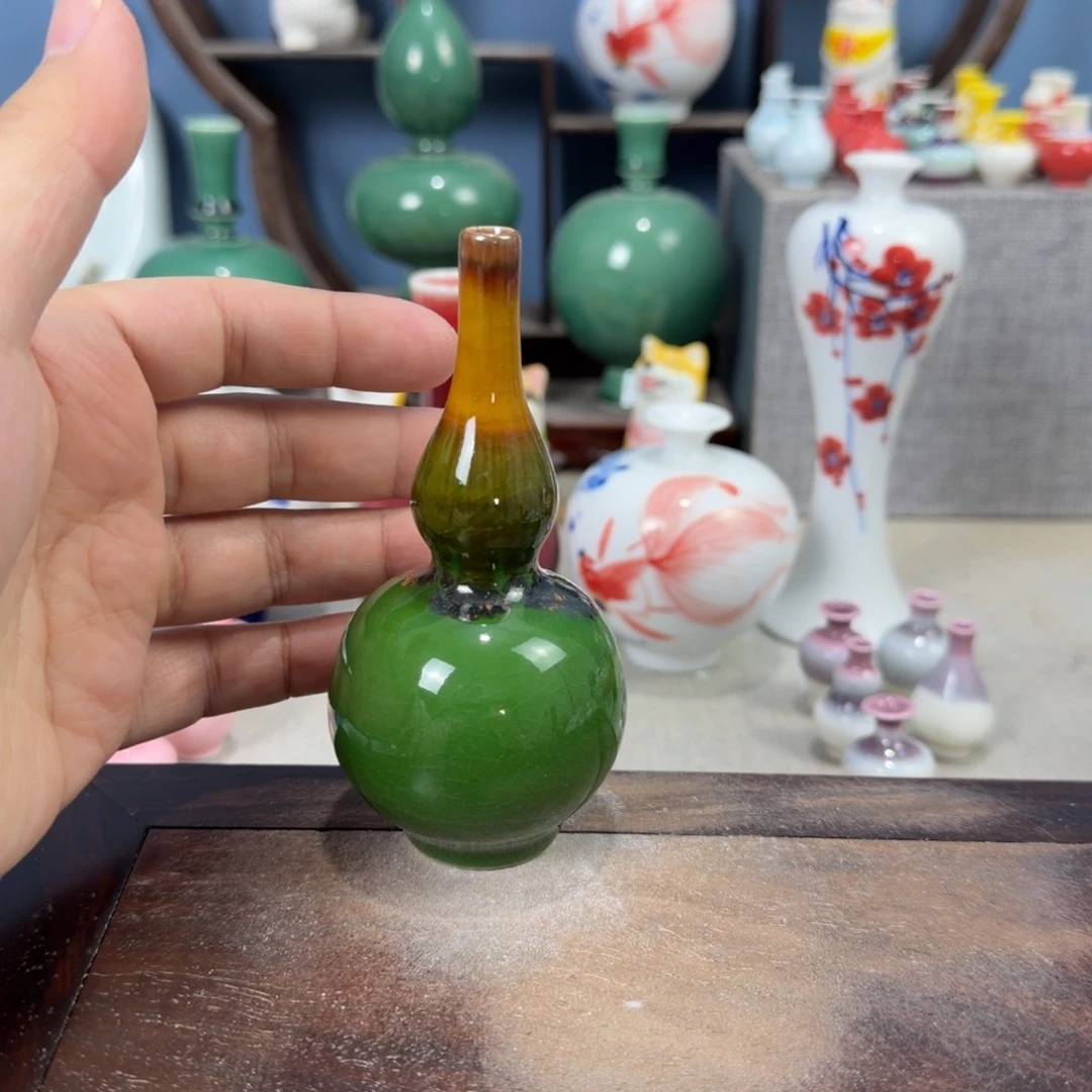陶瓷手工小花器摆件