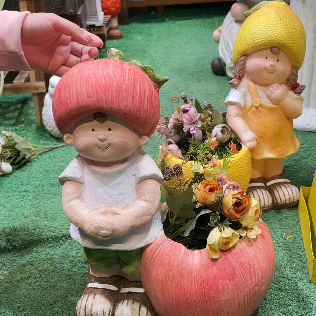 摆件花园摆件红红火火