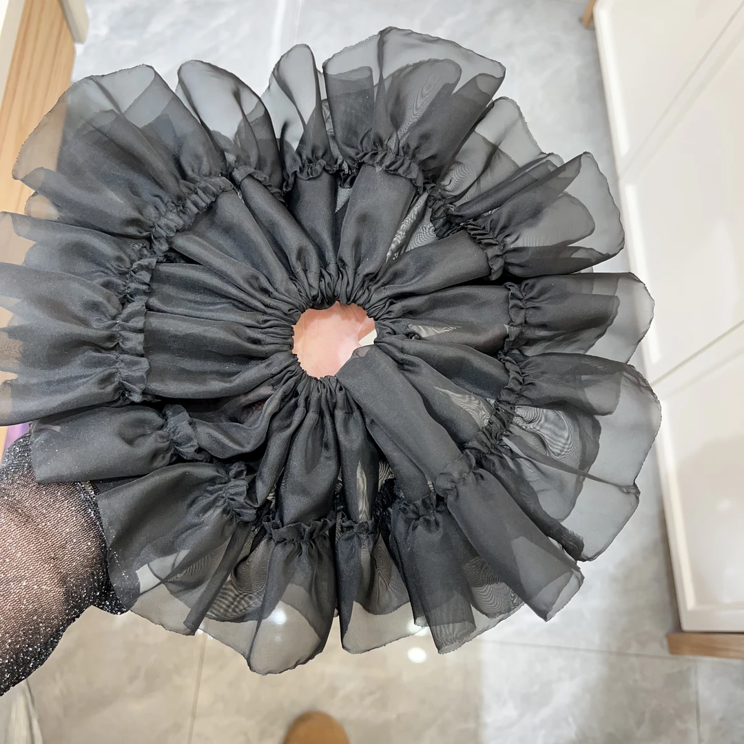 C31高货经典黑色蓬蓬大圈