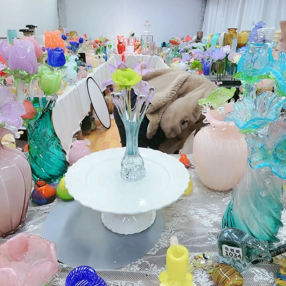 福利不退不换琉璃花瓶艺术品