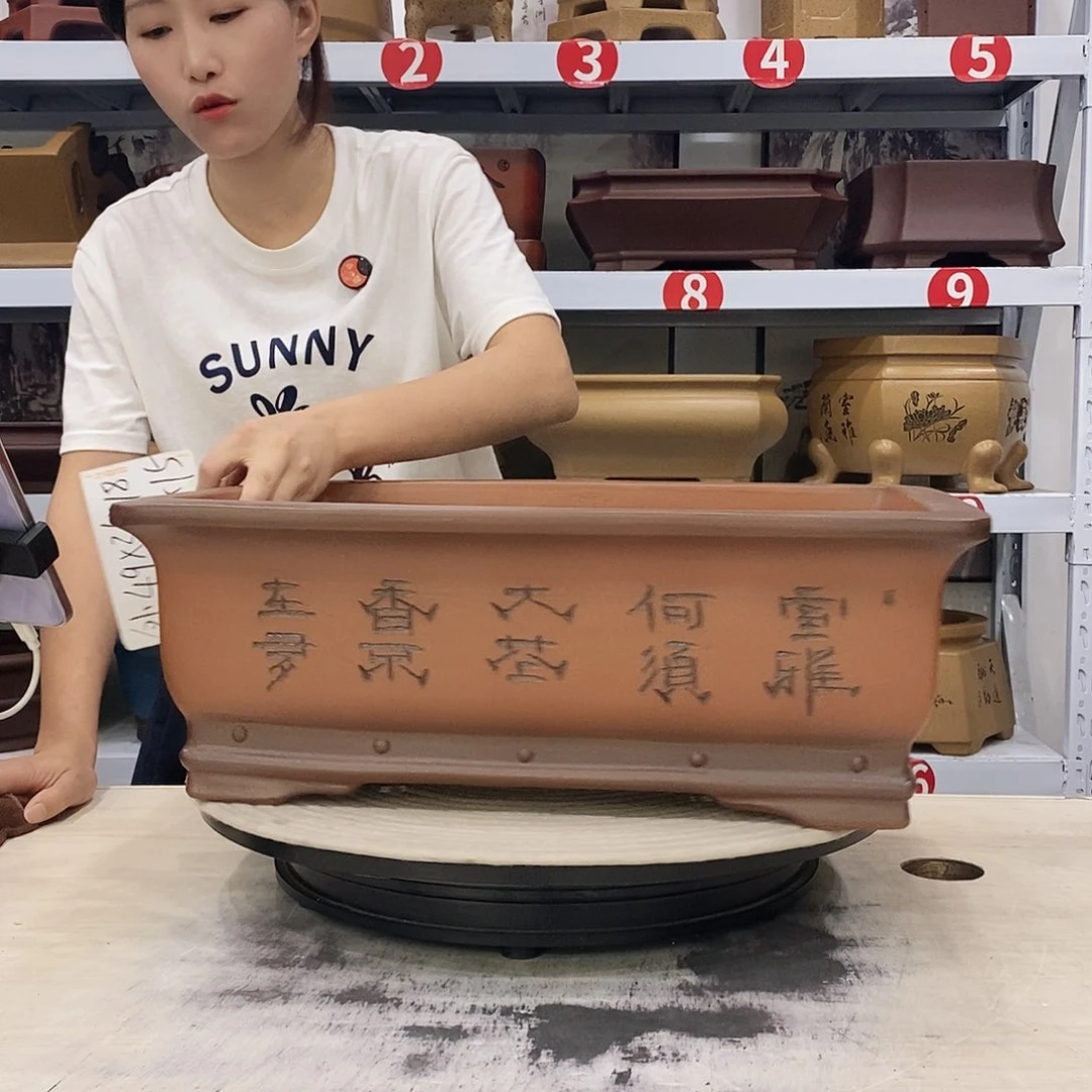 紫砂花盆紫砂花盆