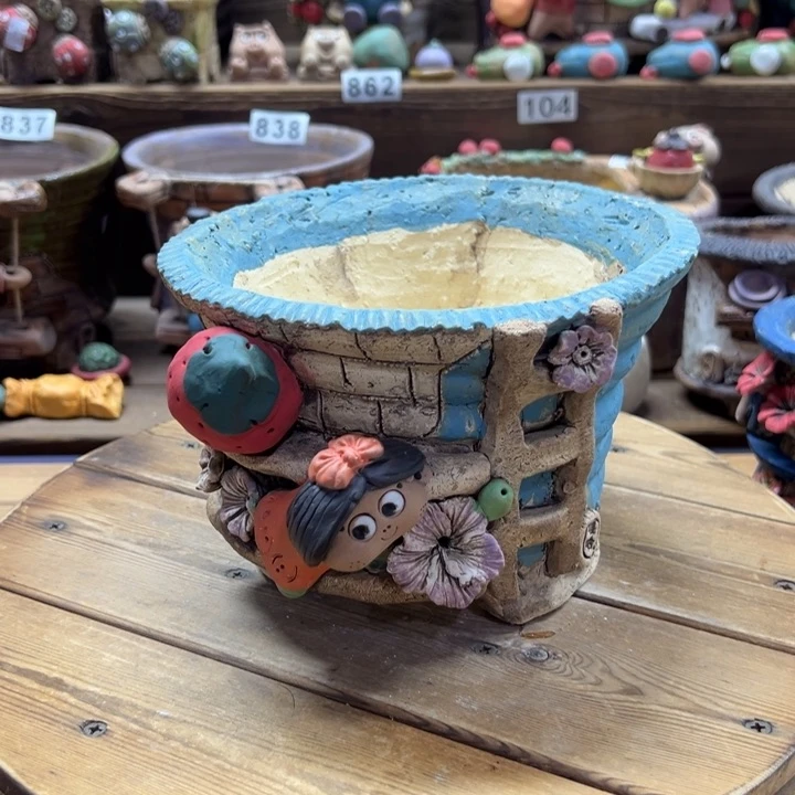 嘻哈多肉花盆百搭