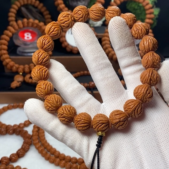 桃核吊坠秦岭龙纹