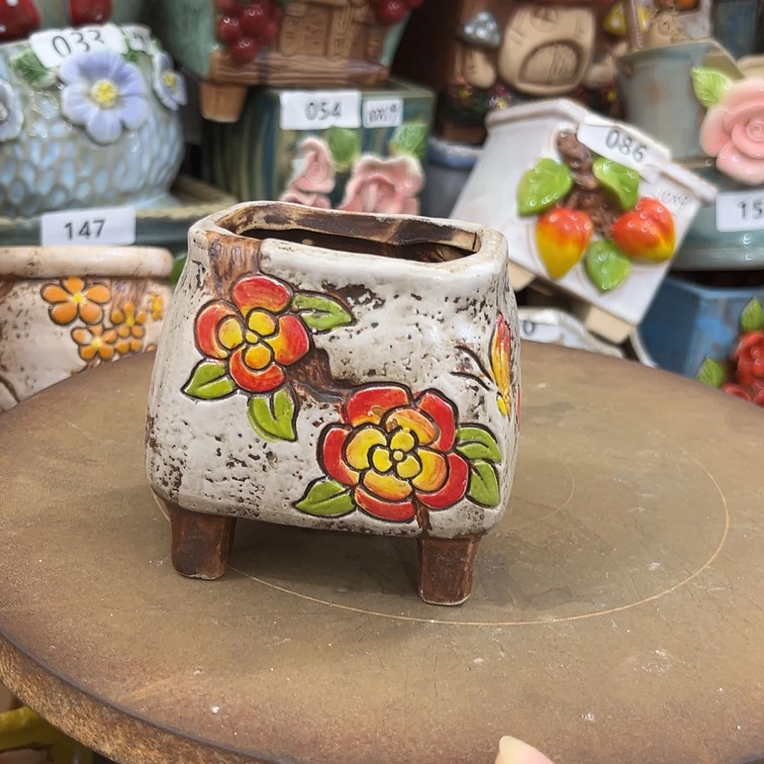 粗陶多肉花盆花盆