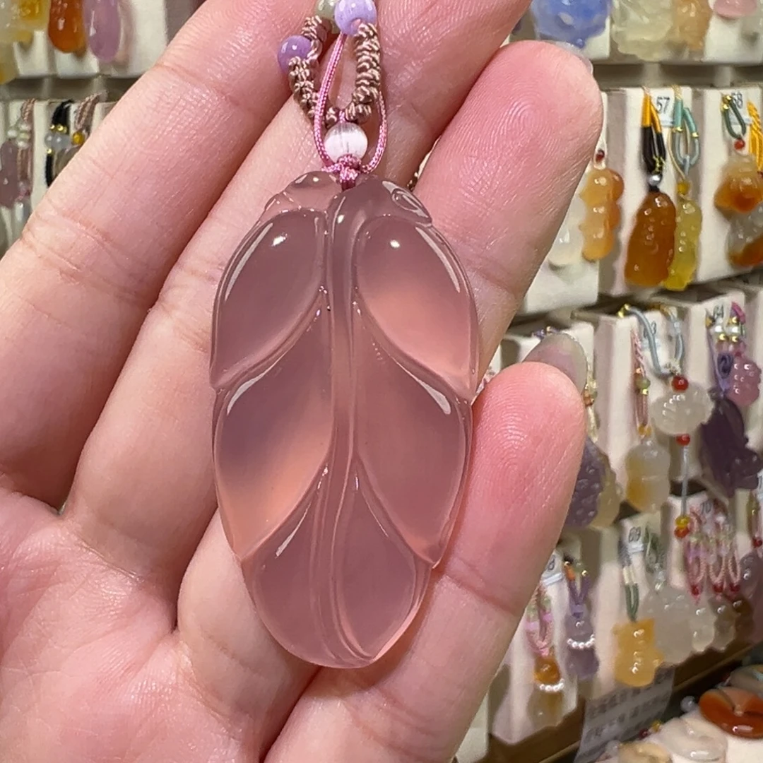 玛瑙/玉髓未镶嵌吊坠(赠链)