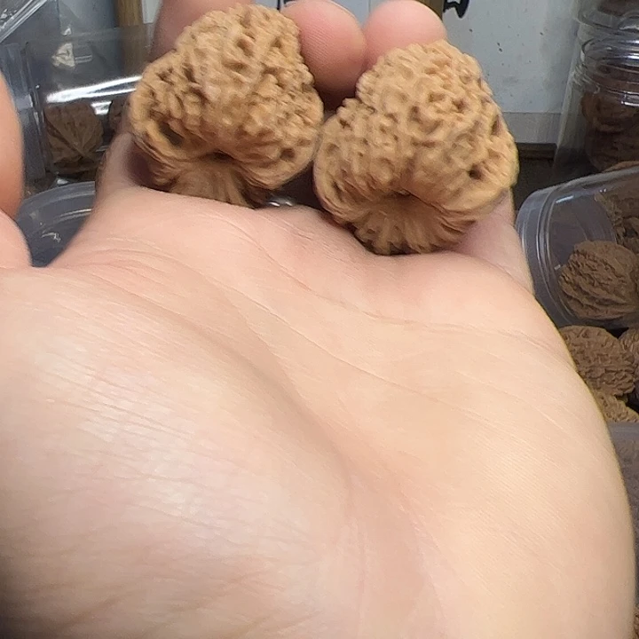 比***如桃核吊坠虎头核桃