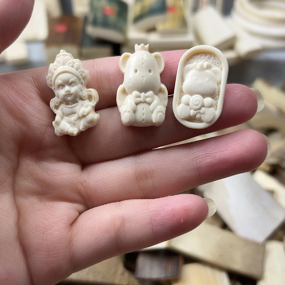 猛犸象牙手串/手链/手镯猛犸原材料边角料大块料
