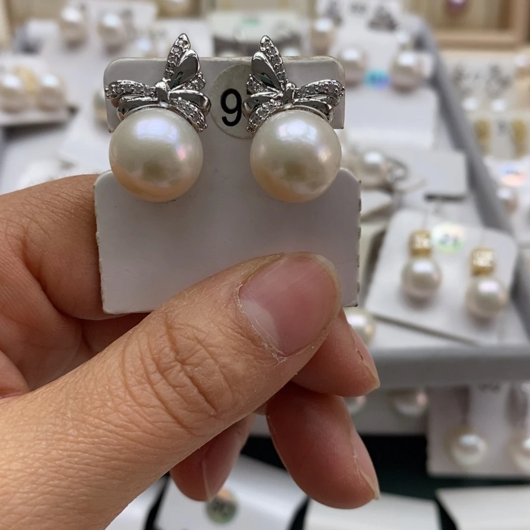 淡水珍珠颈饰银S925镶嵌