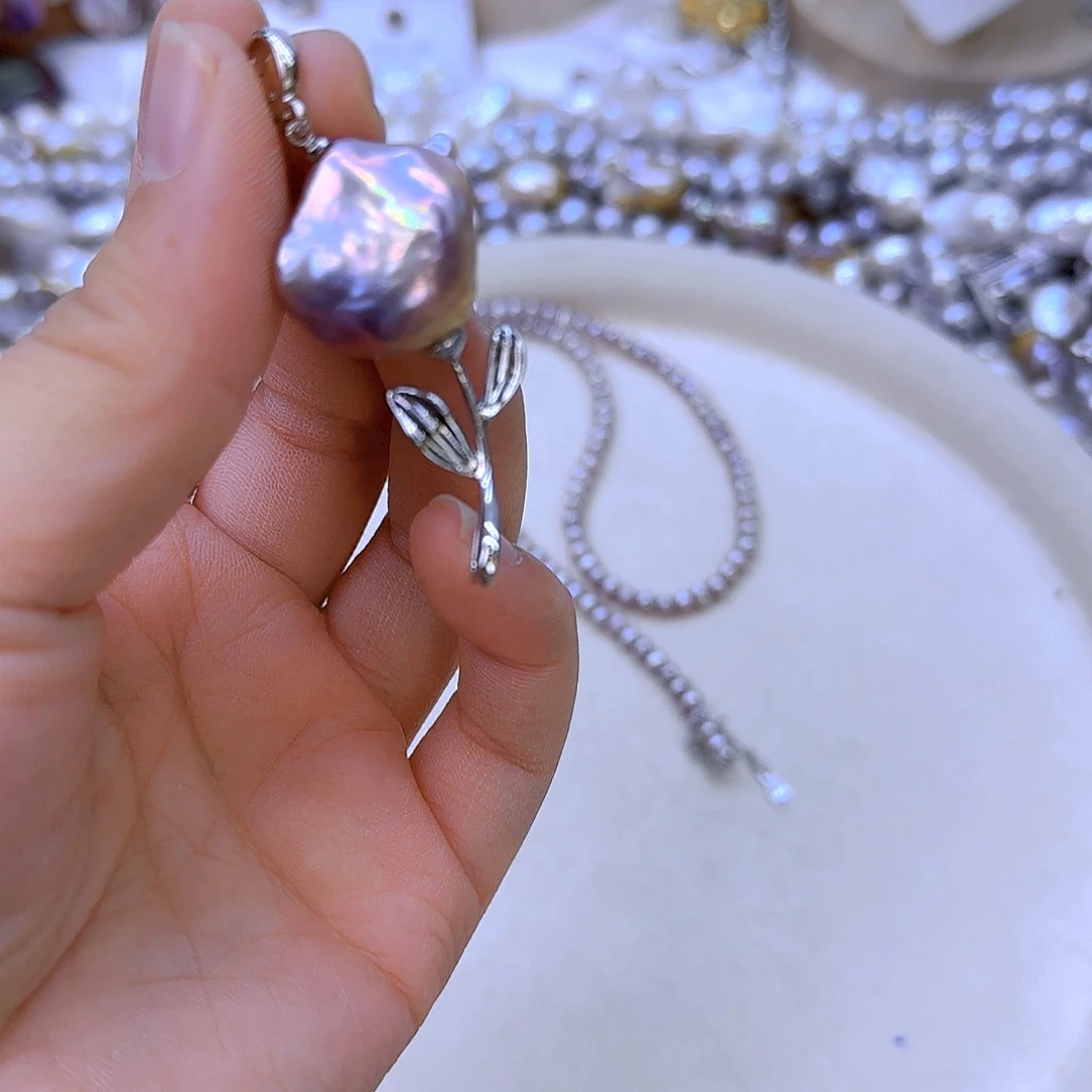 未镶嵌项链定制841淡水珍珠