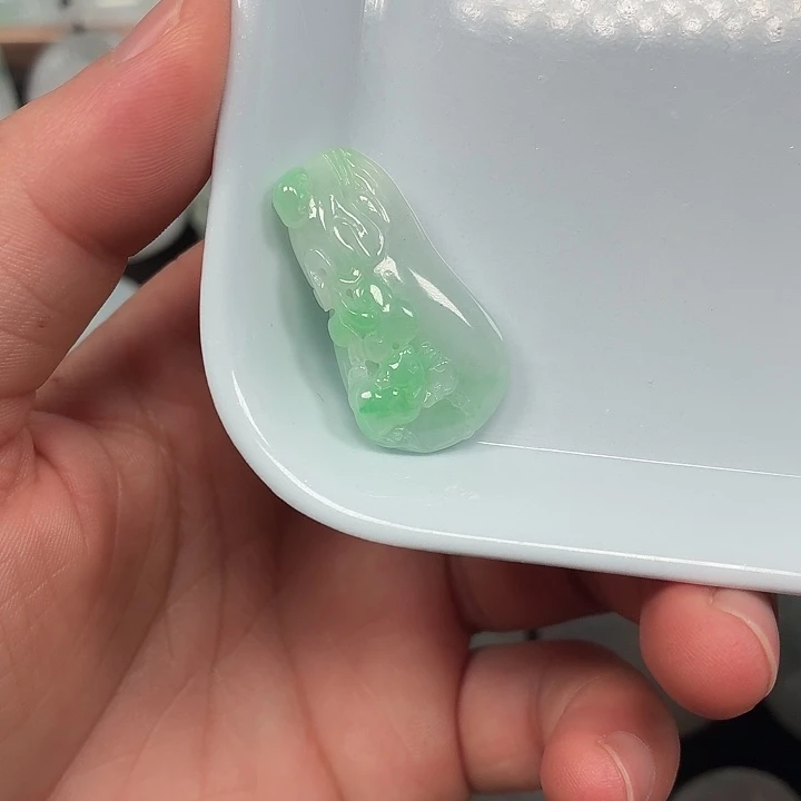未镶嵌定制翡翠钱袋