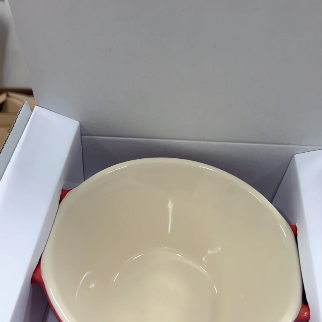 老姊妹家瓷器好漂亮红色双耳wan