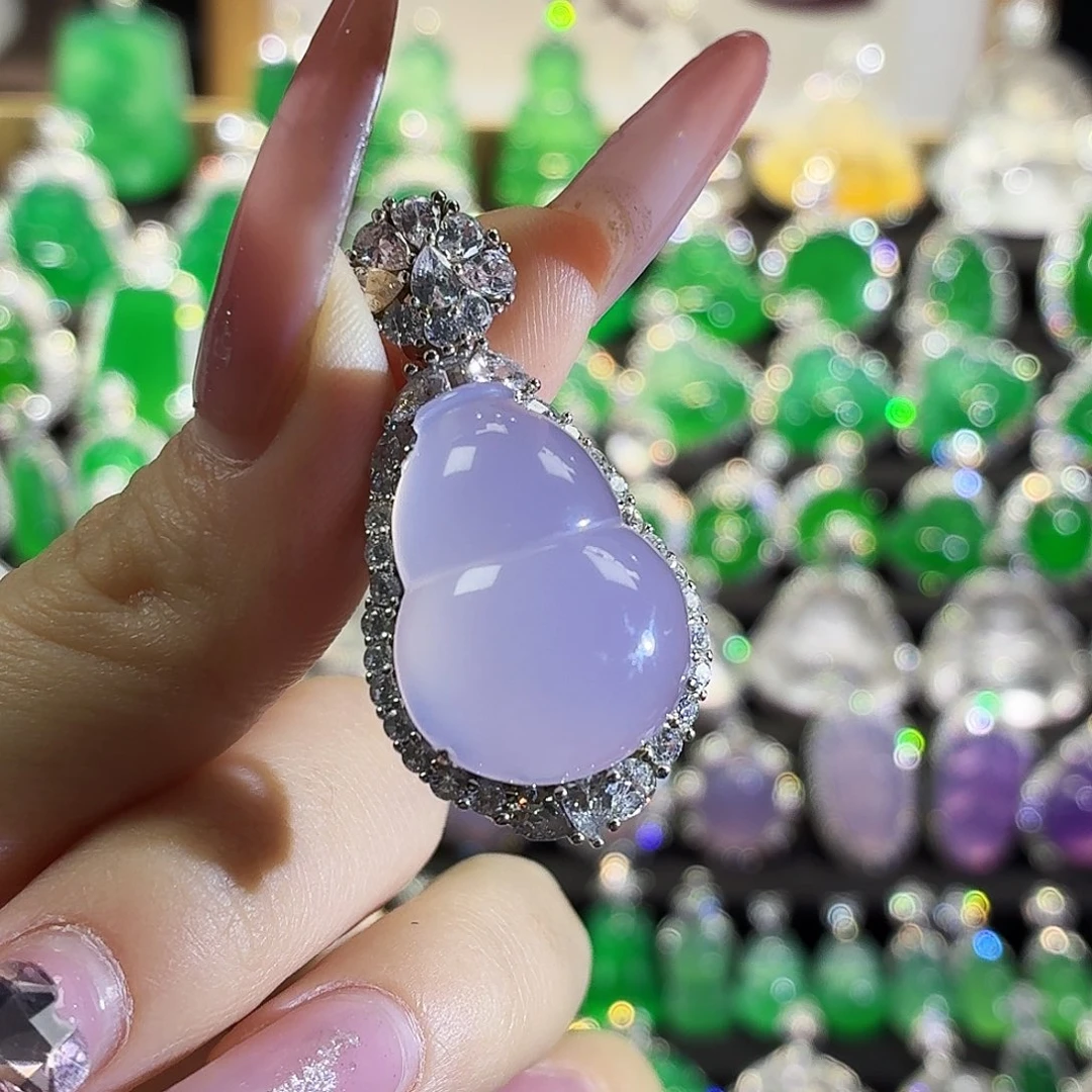 玛瑙/玉髓颈饰银S925镶嵌