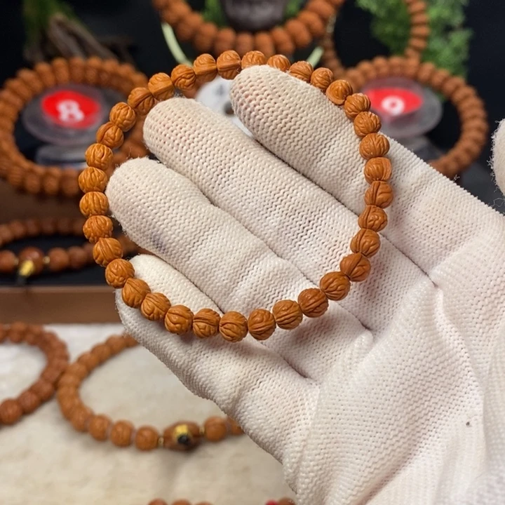 桃核吊坠1****人秦岭龙纹