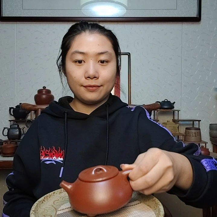 茶壶朱泥大红袍景州石瓢200毫升