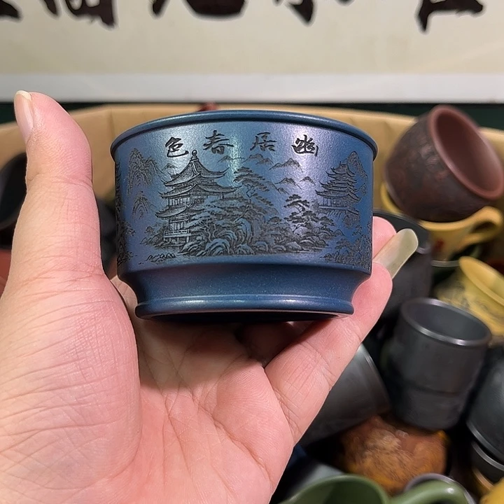 茶杯紫砂全手工紫砂主人杯
