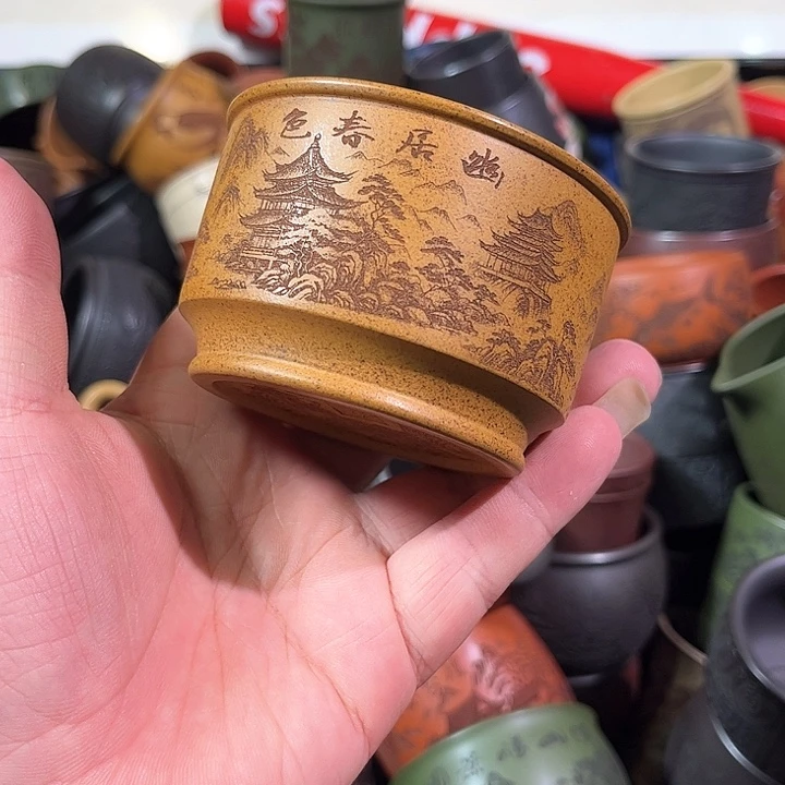 茶杯紫砂全手工紫砂主人杯