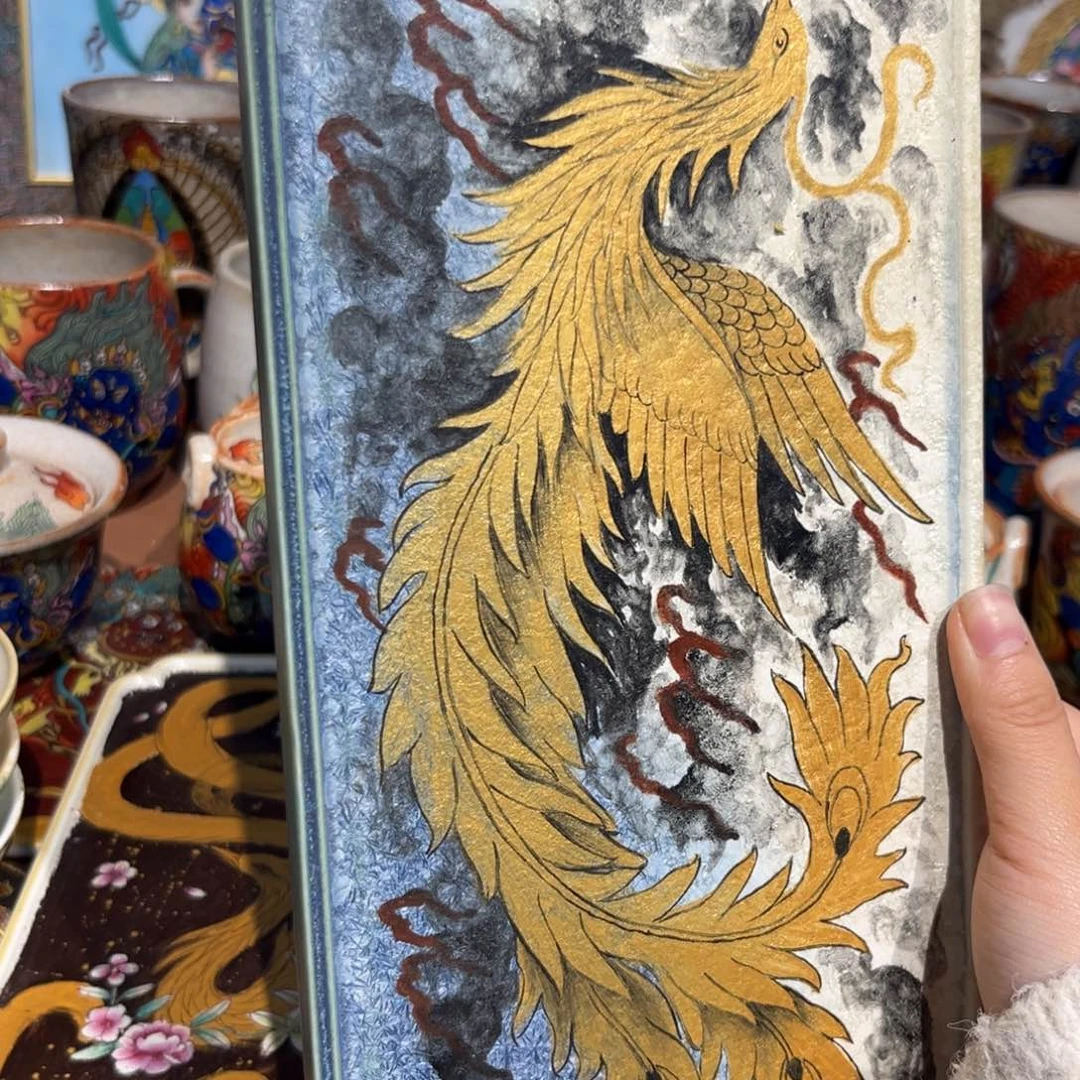 凤凰景德镇手工手绘制作