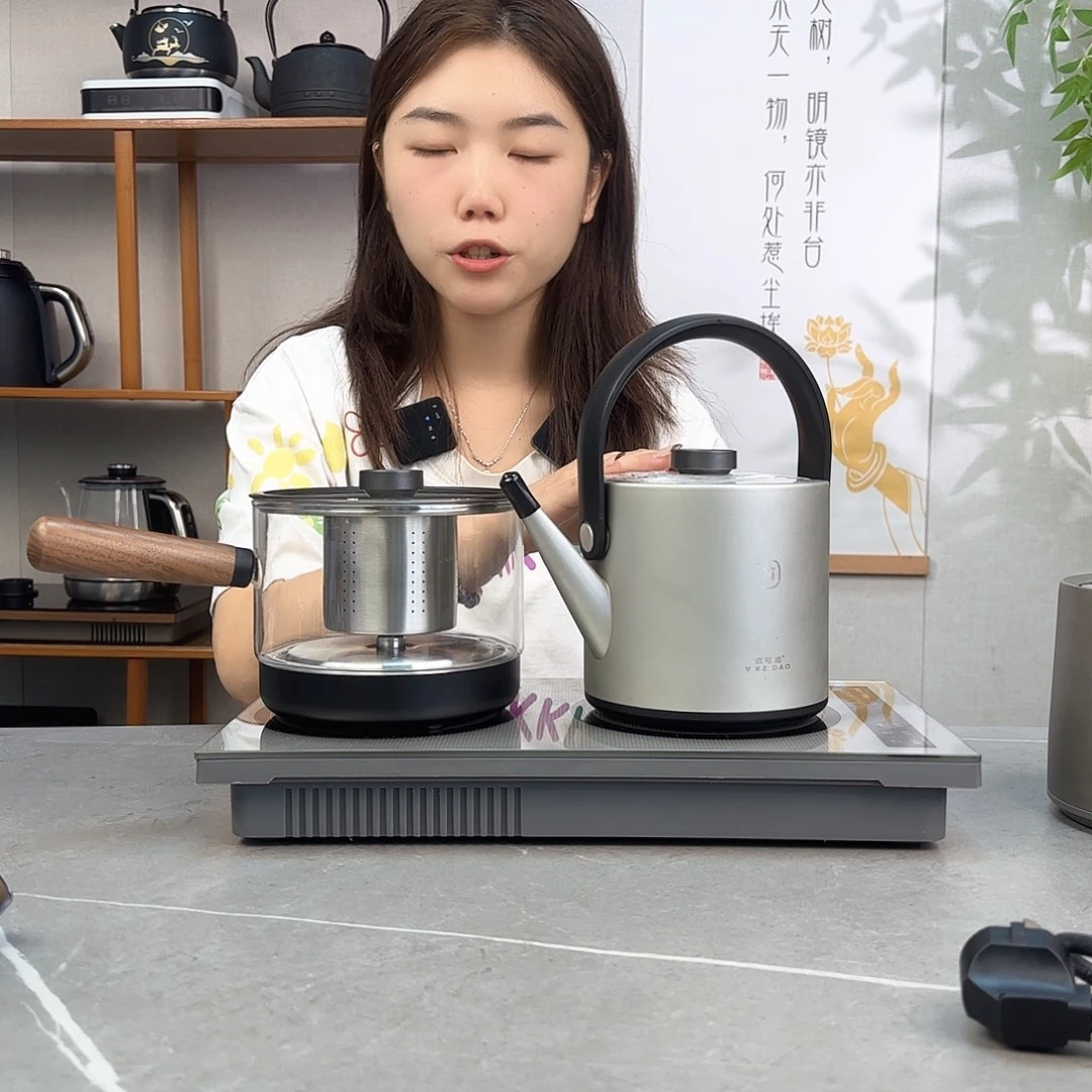 淡***淡微可道纯钛烧水壶家用