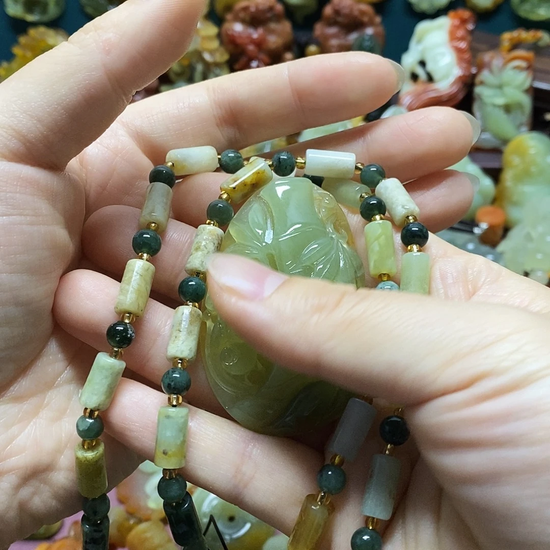 福***源岫玉未镶嵌吊坠(赠链)