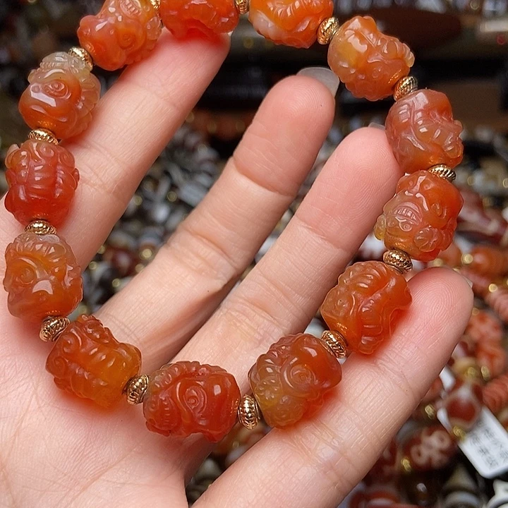 玛瑙/玉髓未镶嵌手链