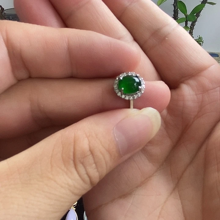 翡翠戒指未镶嵌戒指