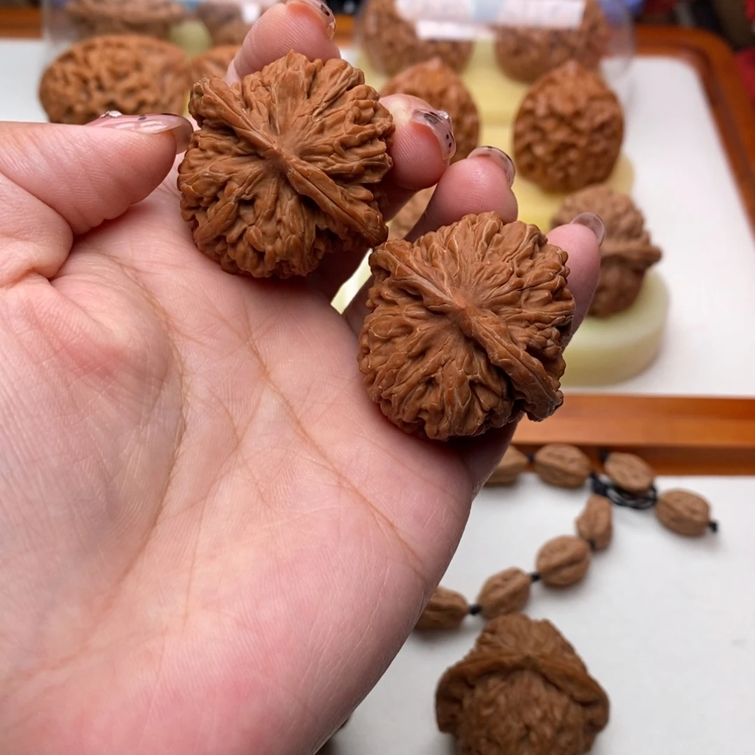 吊坠文玩核桃37百年楼