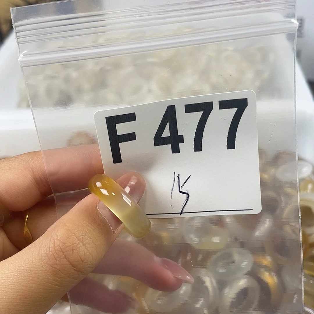 玛瑙/玉髓戒指合金477