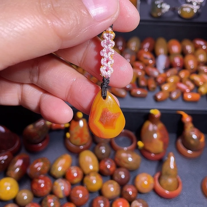 玛瑙/玉髓未镶嵌天然战国红玛瑙玉髓