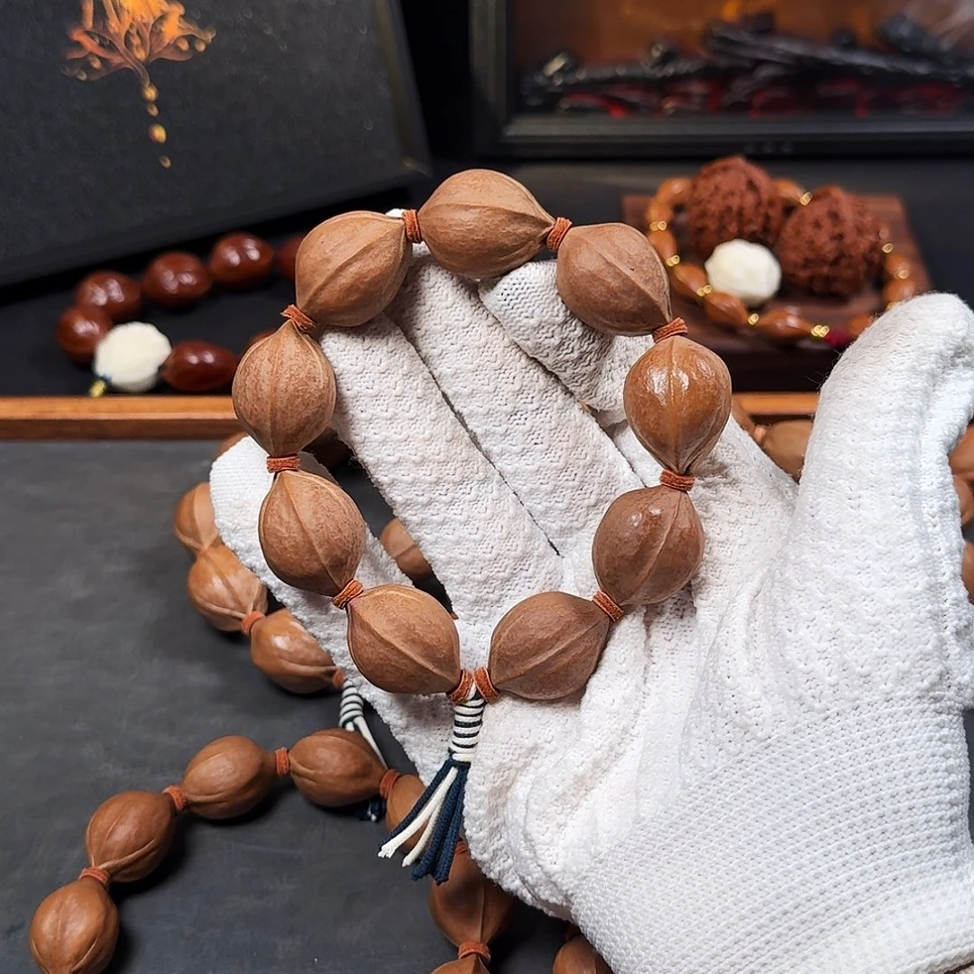 2.0*2.7精配原生态梅林铁核手串