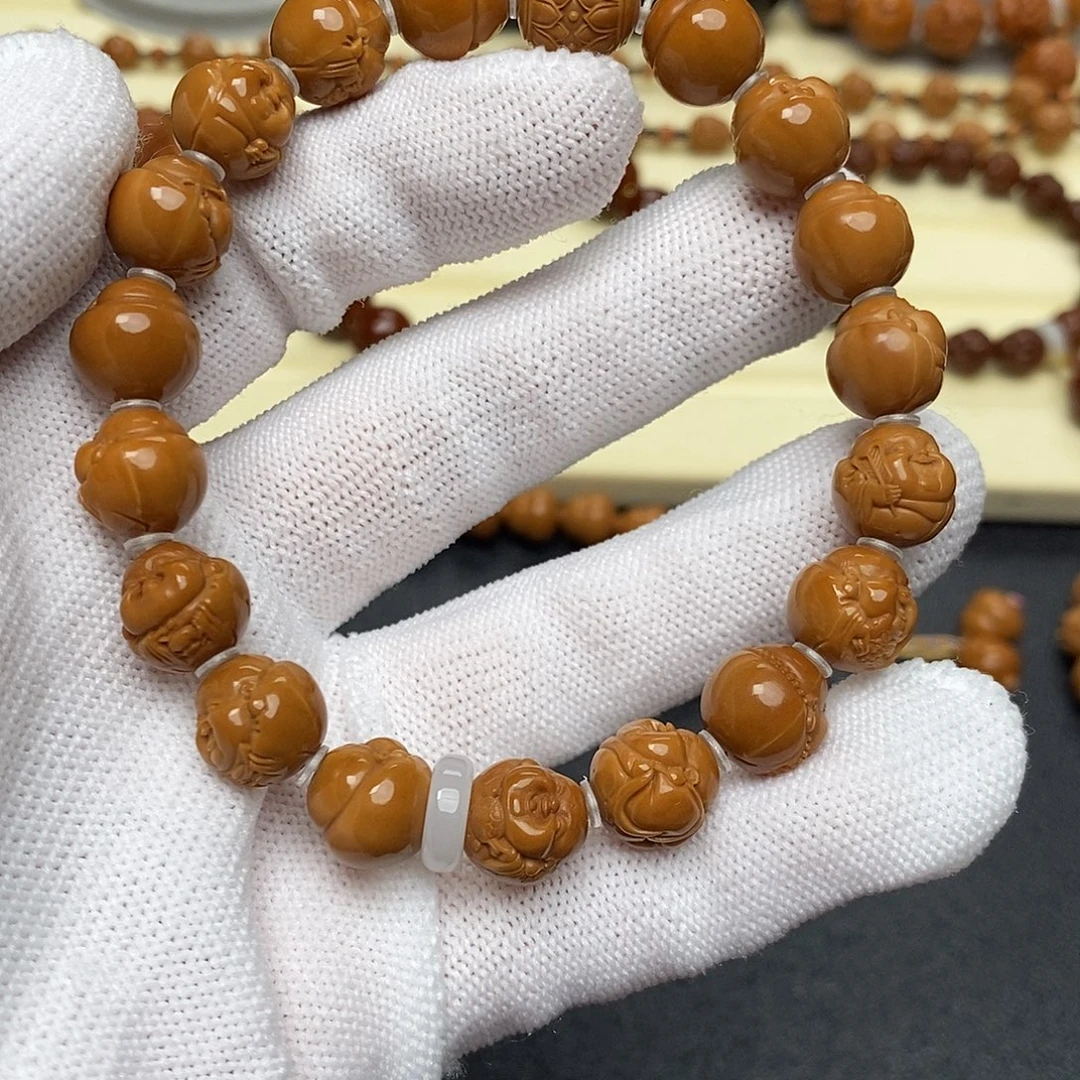 执***念核桃手串/手链1.1开心弥勒